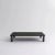Xlarge black wood and black marble "sunday" coffee table, jean-baptiste souletie. Dimensions: 100 w x 200 d x 35 h cm....