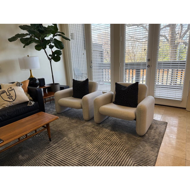 2020s Herman Miller: Wilkes Modular Sofa Group Chair (2 Matching; Color: Luce Relic) For Sale - Image 5 of 11