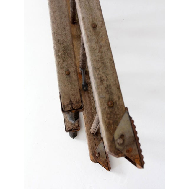 Early 20th Century Oshkosh Patented Safety Ladder For Sale - Image 13 of 18