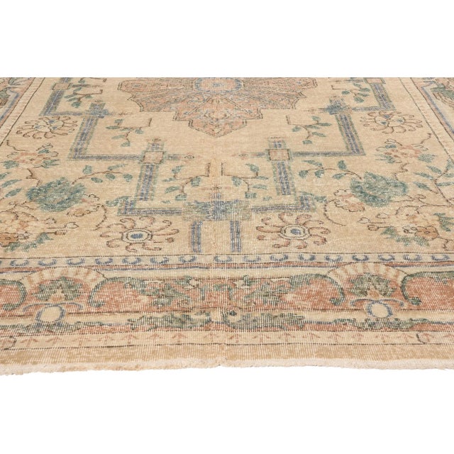 Vintage Turkish Sivas Rug - 07'03 x 11'03 For Sale - Image 4 of 9