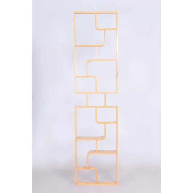 Mid-Century Room Divider in Maple by Ludvik Volak for Drevopodnik Holesov, 1960s For Sale - Image 4 of 12
