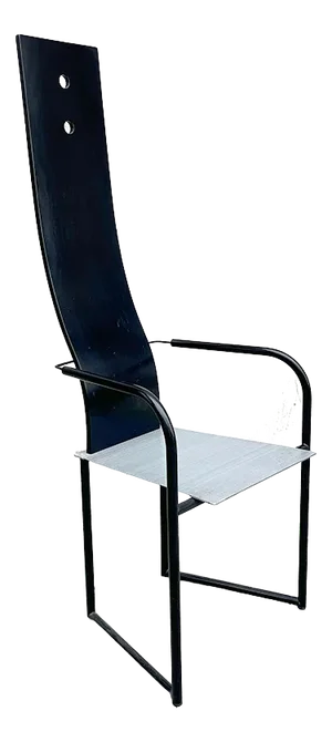 Italian Highback Chair, 1980s
