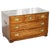 Reprodux Campaign Chest of Drawers with Leather Top by Bevan Funnell For Sale