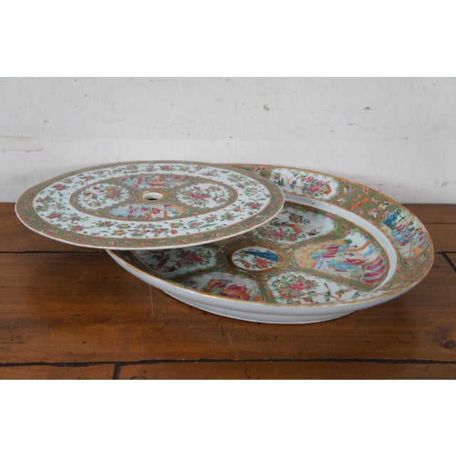 Antique 32 Piece 19th Century Chinese Export Mandarin Famille Rose Porcelain China For Sale - Image 10 of 12