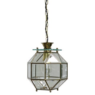 Art Nouveau Octagon Ceiling Light in the style of Adolf Loos For Sale