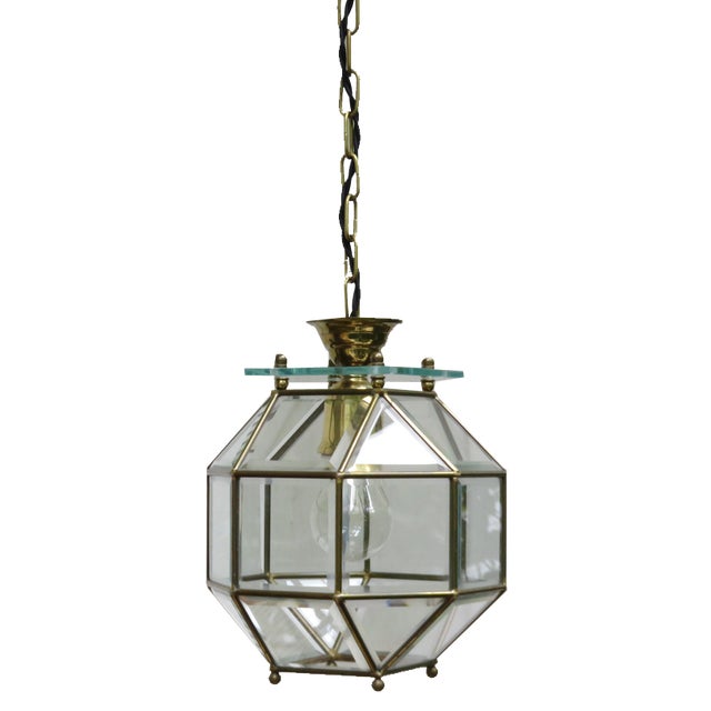 Art Nouveau Octagon Ceiling Light in the style of Adolf Loos For Sale