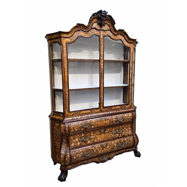 Antique Dutch Display Cabinet, 1800s For Sale - Image 10 of 12