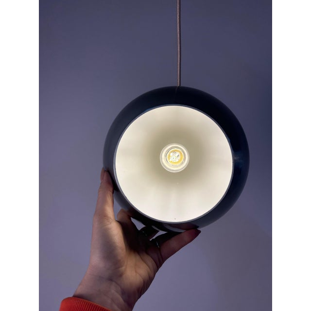 Verner Panton Topan Chrome Globe Lamp by Verner Panton For Sale - Image 4 of 11