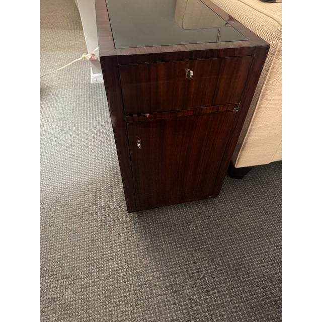 Ralph Lauren Modern Metropolis Sofa End Table For Sale - Image 9 of 11