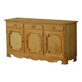 Mid-Century Modern Danish Oak Sideboard, 1970s For Sale