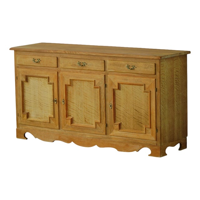 Mid-Century Modern Danish Oak Sideboard, 1970s For Sale