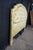 Textile Vintage Yellow & Blue Chintz Upholstered Serpentine Tufted King Size Headboard For Sale - Image 7 of 14