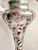 Beautiful Art Nouveau sterling silver overlay cranberry vase, likely manufactured by the Alvin Manufacturing Company (no...