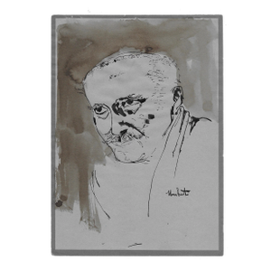1950 Umberto Romano Mid-Century Modern Portrait