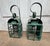 Metal Copper Wall Lanterns - a Pair For Sale - Image 7 of 9