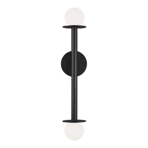 Visual Comfort Studio Nodes Double Sconce, Black