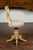 Austrian 1840s Biedermeier Bleached Burled Walnut Swivel Chair with Upholstery For Sale - Image 4 of 12