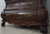 Trouvailles Inc Walnut Bombe Base Secretary Desk W. Hutch Top For Sale - Image 11 of 18
