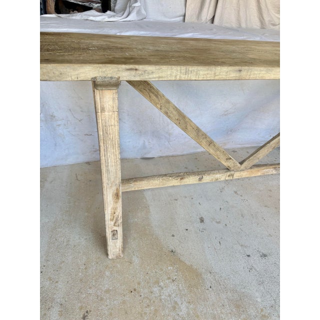 19th Century Spanish Oak Console Table For Sale - Image 4 of 12