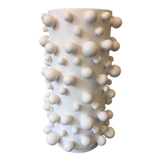 Small White Molecule Vase For Sale