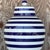 Vintage Contemporary Glazed Ceramic Striped Ginger Jar For Sale - Image 11 of 12