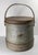 We are selling this cool old grey-green painted firkin box. This box has great color and large form with simple...