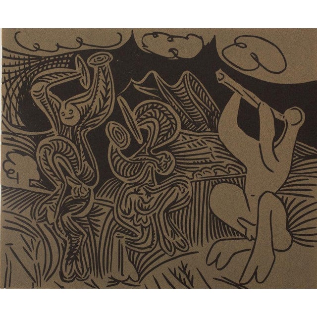 Pablo Picasso (1881-1973) (after) Dancers and Musicians Color linocut On wove paper, 37 x 32 cm (approx. 15 x 13 inches)...