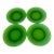 Vintage Emerald Green Glass Plates, Vereco France - Set of 4 For Sale