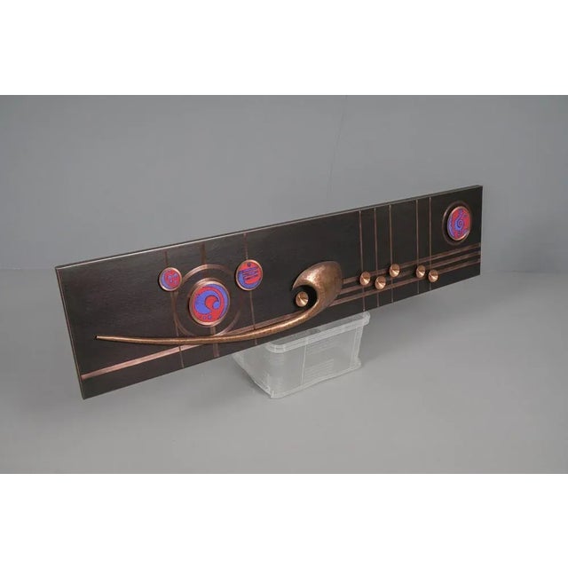 Large Handmade Copper Wall Panel, 1960s-1970s For Sale - Image 3 of 11