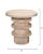 Coastal Jamie Young Revolve Side Table, White For Sale - Image 3 of 7