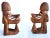 Mid-Century Modern 1960s Hand Carved Teak Canoe Ornament Figurine For Sale - Image 3 of 10