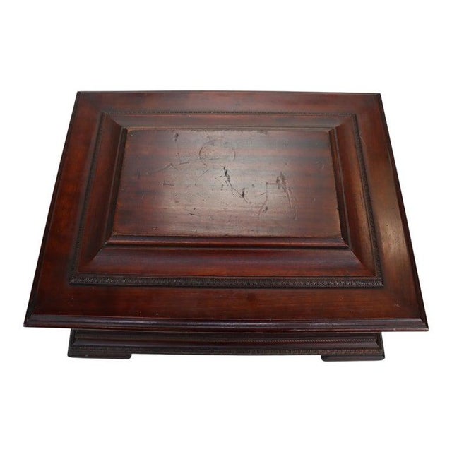 Antique Jacot Music Box Co. Stella Mahogany Disk Player C1890 For Sale - Image 10 of 17