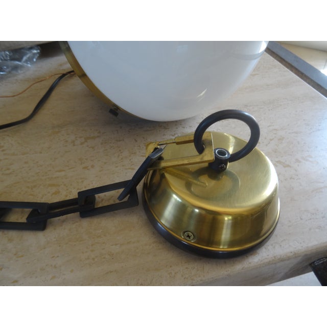 Bronze Contemporary Visual Comfort Pendant For Sale - Image 8 of 10