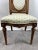 1950s Vintage French Louis XVI Style Oak Side Chairs, Carved Cameo Back, Pair For Sale - Image 5 of 15
