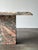 Fior Di Pesco Marble Plinth Side Table, Italy, 1980s For Sale - Image 12 of 18