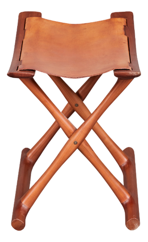 Egyptian Stool by Ole Wanscher for PJ Møbler, 1950s
