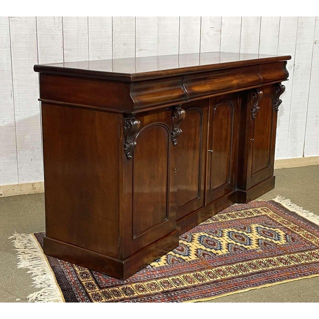 19th Century Victorian Mahogany Sideboard For Sale - Image 16 of 18