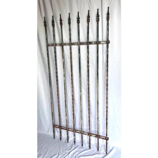 Vintage Wrought Iron Gate For Sale In Dallas - Image 6 of 17