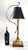 Art Deco Lamp French Bouillotte Style & Solid Brass Shade For Sale - Image 3 of 13