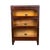 Antique Globe Wernicke Mahogany Three Stack Barrister Bookcase Size D Grade 598 1/2 C. 1930 For Sale - Image 9 of 9