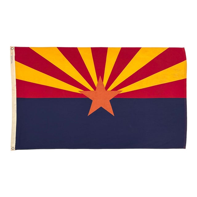 Vintage Cotton State Flag of Arizona For Sale