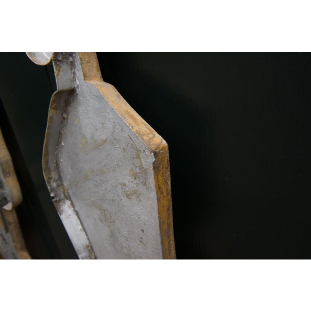 Metal Stylized Metal Figures from France - A Pair For Sale - Image 7 of 13