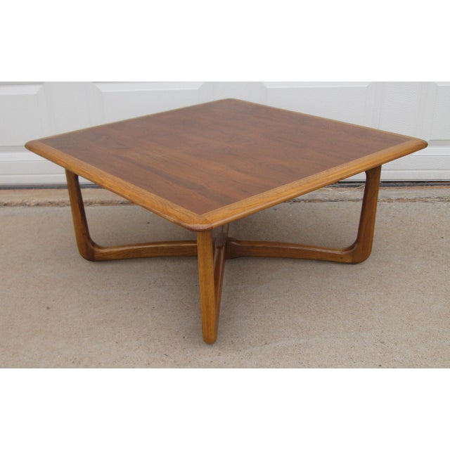 Lane Furniture Mid 20th Century Lane Perception Square Cocktail Table Model 908-17 For Sale - Image 4 of 15