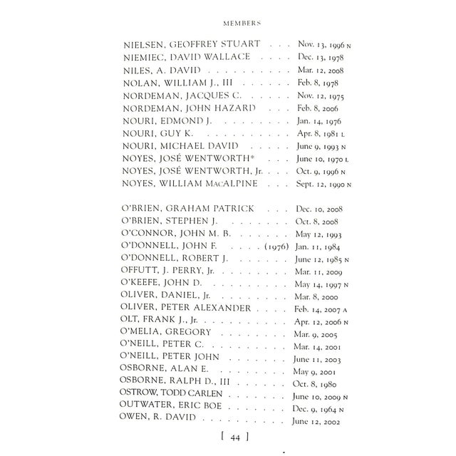 Paper The Union Club of the City of New York Members' Annual 2010 For Sale - Image 7 of 10