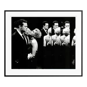 Orson Welles and Rita Hayworth in "The Lady From Shanghai" Black Framed Archival Pigment Print - 37 X 47”