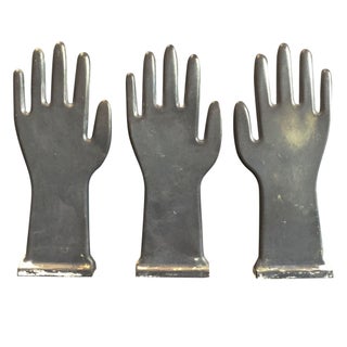 Vintage Industrial Glove Forms - S/3 For Sale