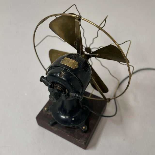 Industrial Fan by E.M.I. Utrecht, 1930s For Sale - Image 6 of 11