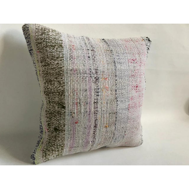Vintage Handwoven Pillow Cover, 1950 For Sale - Image 4 of 6