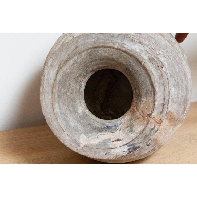 Farmhouse Antique Handmade Water Pot-Diya For Sale - Image 3 of 9