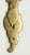 Traditional Brass 9.375 In. Back Plate With Extra Long Keyhole For Sale - Image 3 of 5